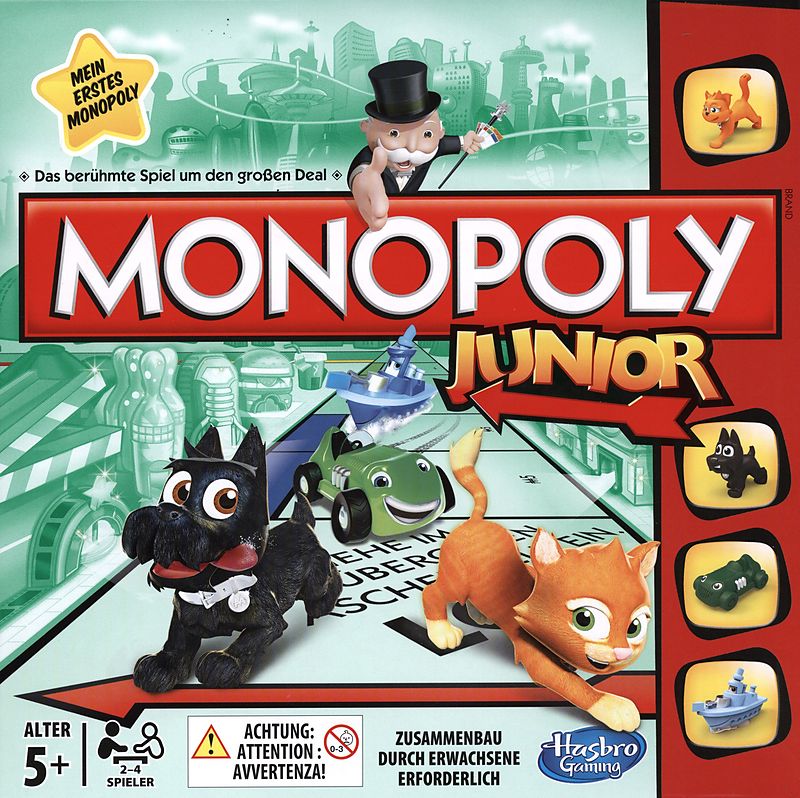 Monopoly: Junior (D) - Klassische Spiele online bestellen ...