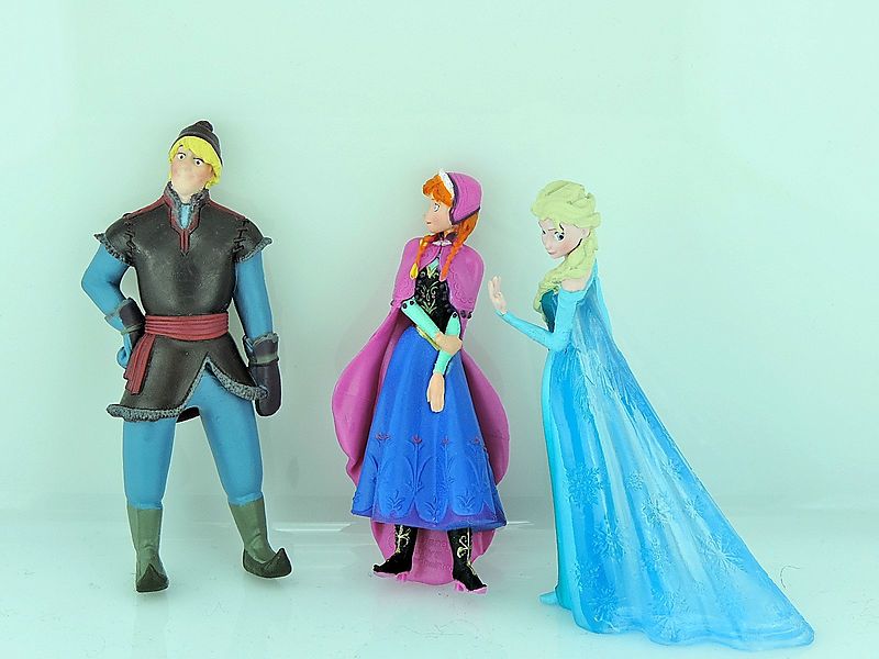 Frozen Anna, Elsa + Christoph SpielfigurenSet