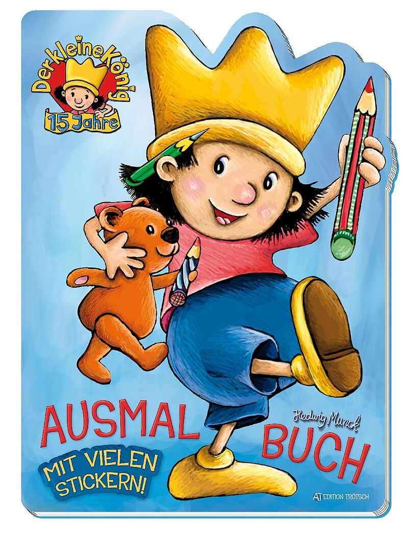 Der kleine König Ausmalbuch mit Sticker - - Buch kaufen | exlibris.ch